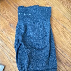 NVGTN Dark Gray Contour Biker Shorts
